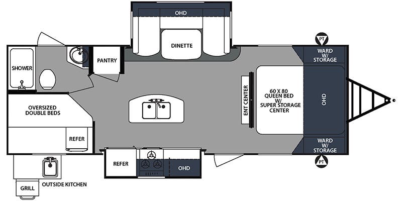 2017 Forest River RV Surveyor 247BHDS