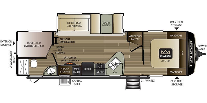 2020 Keystone RV Cougar 29BHSWE