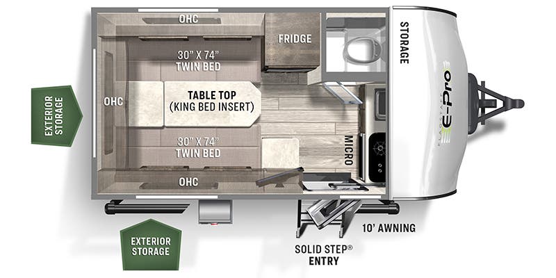 2022 Forest River RV Flagstaff 15TB