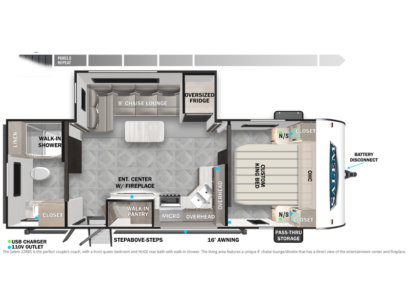 2023 Forest River RV Salem 22RBS