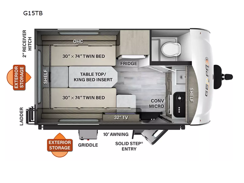 2024 Forest River RV Rockwood Geo Pro 15TB