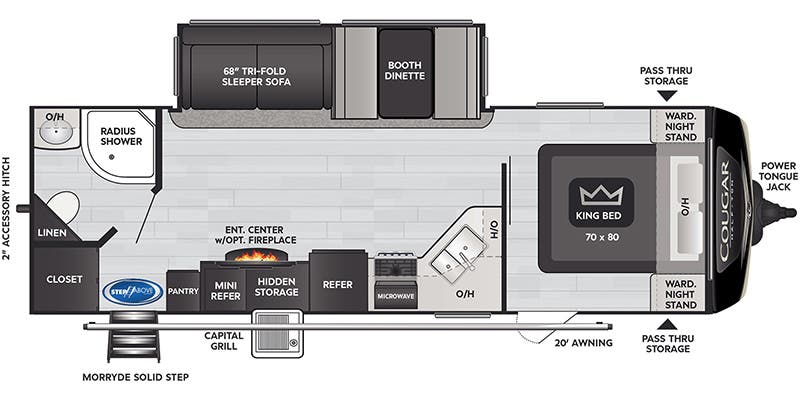 2022 Keystone RV Cougar 26RBSWE