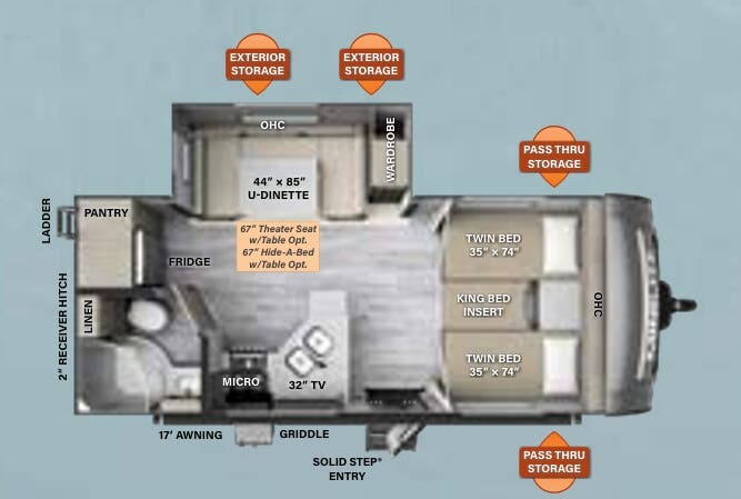 2023 Forest River RV Rockwood Mini Lite 2204S